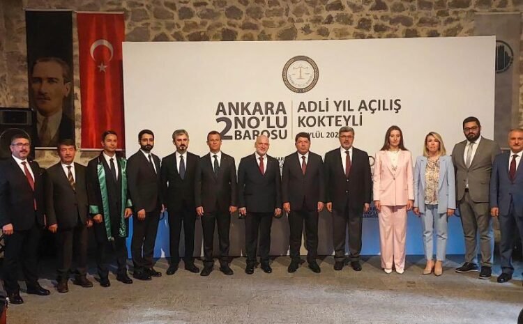 Ankara 2 Nolu Baro tarafından düzenlenen 2024-2025 adli yıl açılış kokteyli