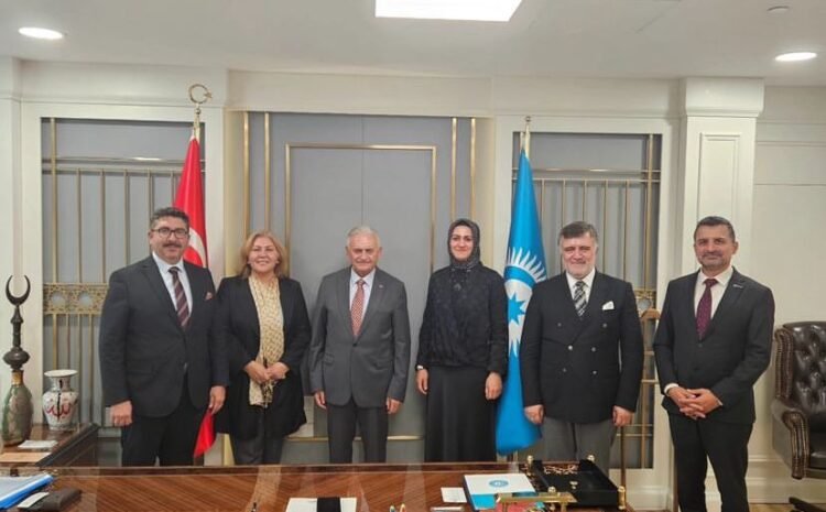 Türk Devletleri Teşkilatı Aksakallılar Heyeti Başkanı Sn. Binali Yıldırım’ı Ziyaret