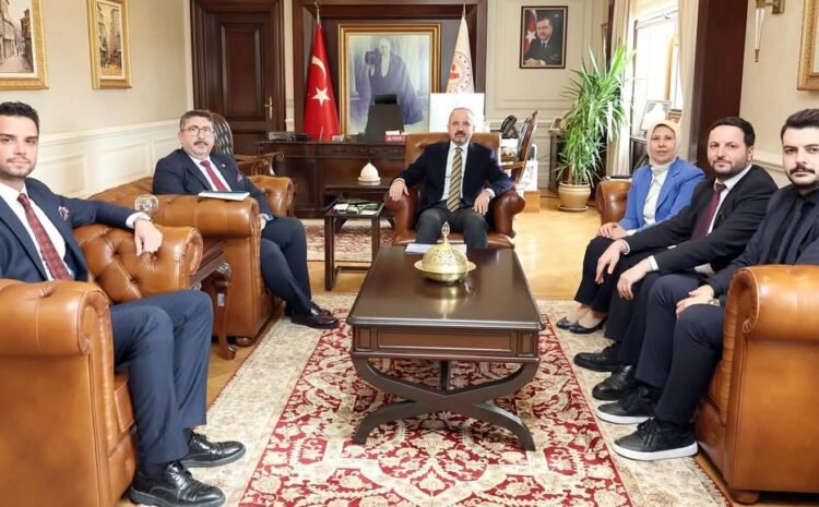 İçişleri Bakan Yardımcısı Sayın Bülent TURAN’ı Ziyaret Ettik