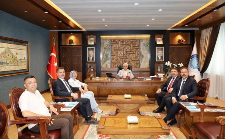  Konya Necmettin Erbakan Üniversitesi Rektörü Sayın Prof. Dr. Cem ZORLU’yu Ziyaret Ettik