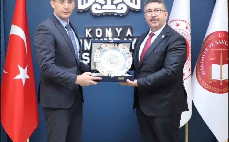 Konya Cumhuriyet Başsavcımız Cuma ÇOBAN’ı Ziyaret Ettik