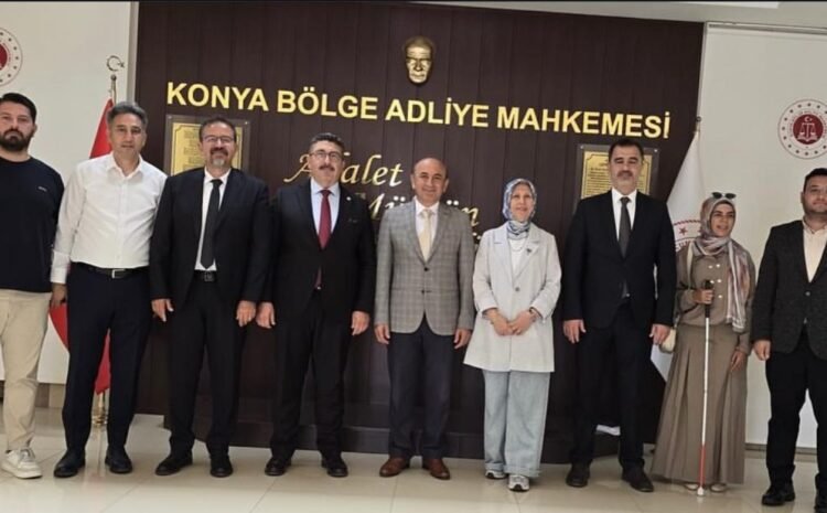 Konya Bölge Adliye Mahkemesi Başkanı Sayın Mevlüt GÜLBUDAK’ı Ziyaret Ettik