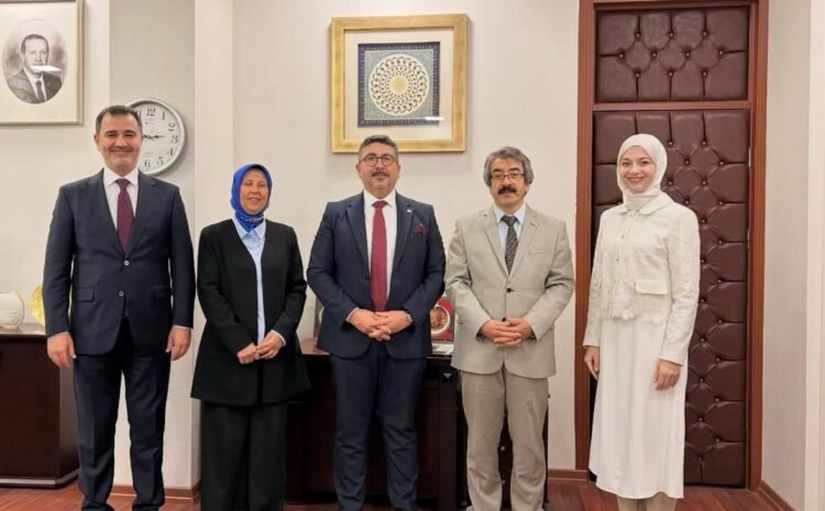 YÖK Başkan Vekili Sayın Prof. Dr. Metin TOPÇUOĞLU’nu Ziyaret Ettik